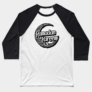 Ramadan Kareem (black and white version) Baseball T-Shirt